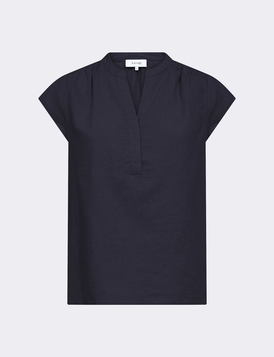 LR-NAJA 19 Blouse Dark blue