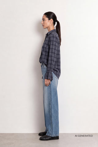 LR-TALMA 1 Shirt Dark blue