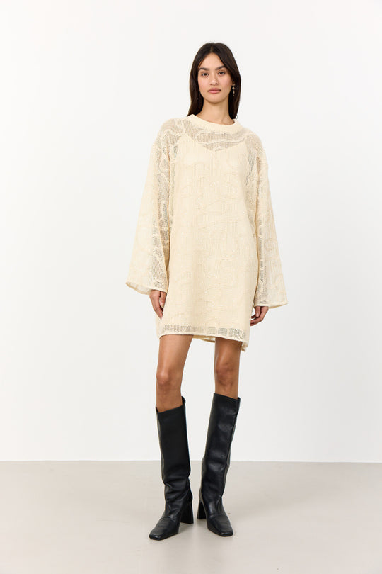 LR-MANGIA 1 Dress Cream