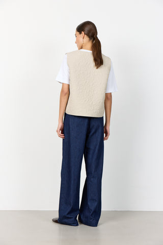 LR-PIPPA 2 Waistcoat Light sand