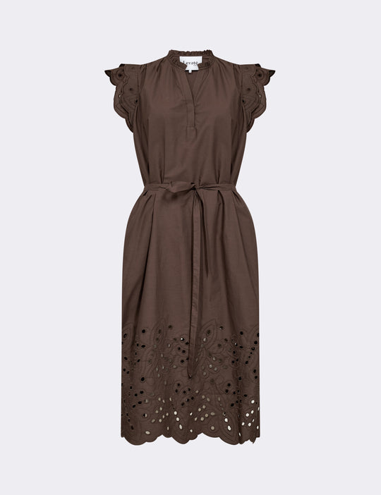 LR-GROLET 7 Dress Dark brown