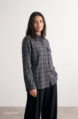 LR-TALMA 2 Shirt Dark blue