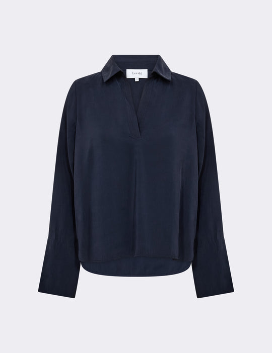 LR-OCTAVIA 1 Blouse Dark blue