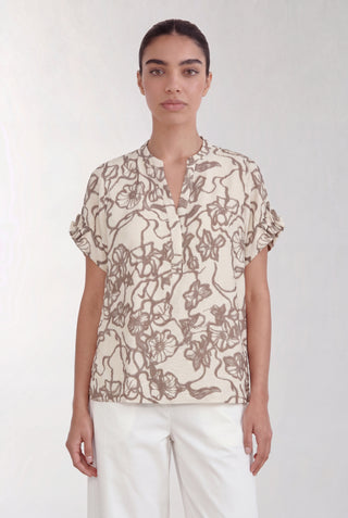 LR-RYA 1 Blouse Light sand