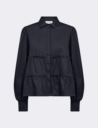 LR-ISLA SOLID 95 Shirt Dark blue
