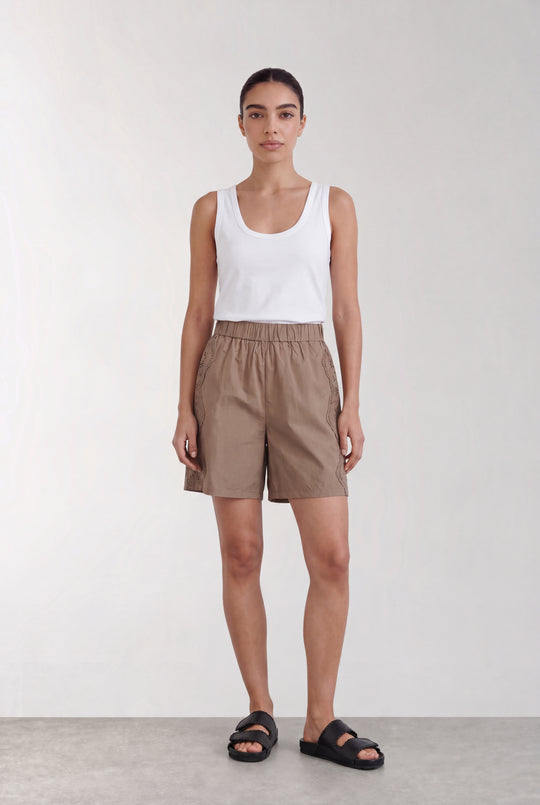 LR-ROSE 3 Shorts Brown