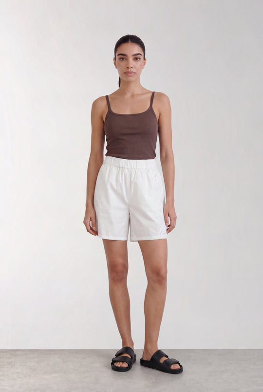 LR-ROSE 3 Shorts Off white