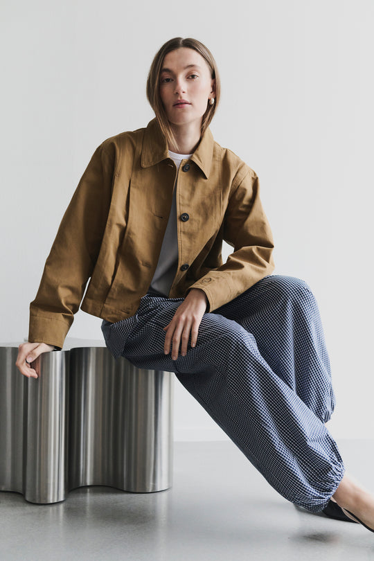 LR-SILVIA 1 Jacket Light brown