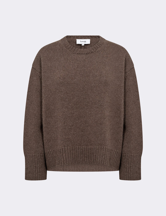 LR-PERLE 1 Pullover Brown