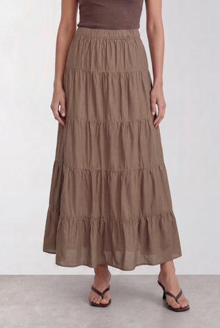 LR-ROSY 1 Skirt Brown