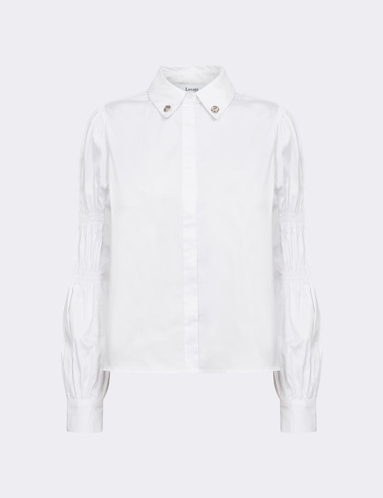 LR-ISLA SOLID 143 Shirt White