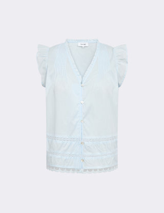 LR-ROSY 2 Blouse Light blue