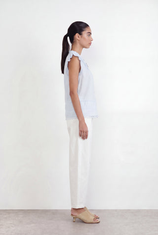 LR-ROSY 2 Blouse Light blue