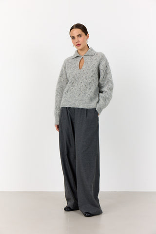 LR-NIVA 1 Pullover Light grey