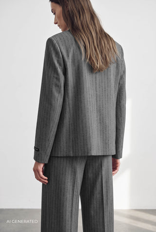 BL-AGNITA 1 Blazer Dark grey