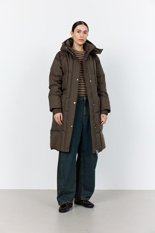 LR-MONA 6 Jacket Dark brown