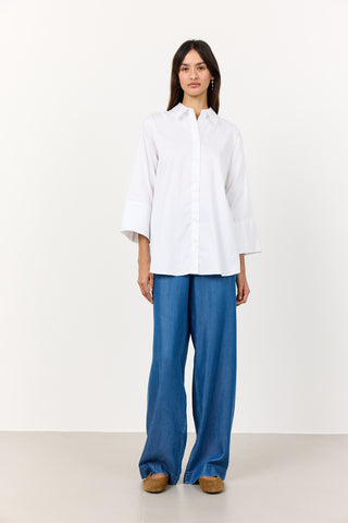 LR-ISLA SOLID 124 Shirt White