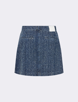 LR-KATE 3 Skirt Dark blue