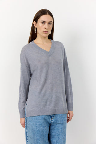 LR-ISMAILA 3 Knit Light grey