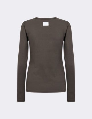 LR-NUMBIA 3 T-shirt Dark brown