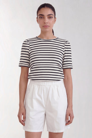 LR-NEDDIE 1 T-shirt Navy