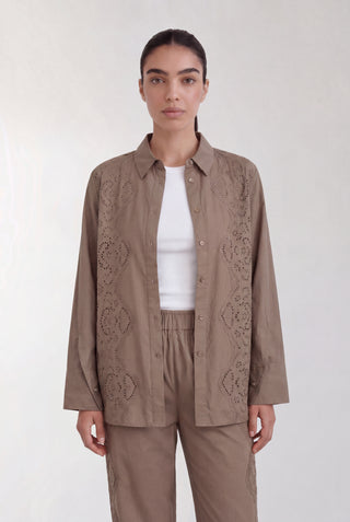 LR-ROSE 2 Shirt Brown