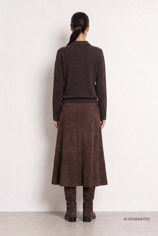 LR-TILA 1 Skirt Dark brown