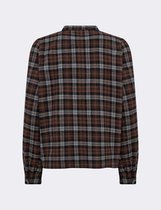 LR-ODANSA 1 Blouse Dark brown