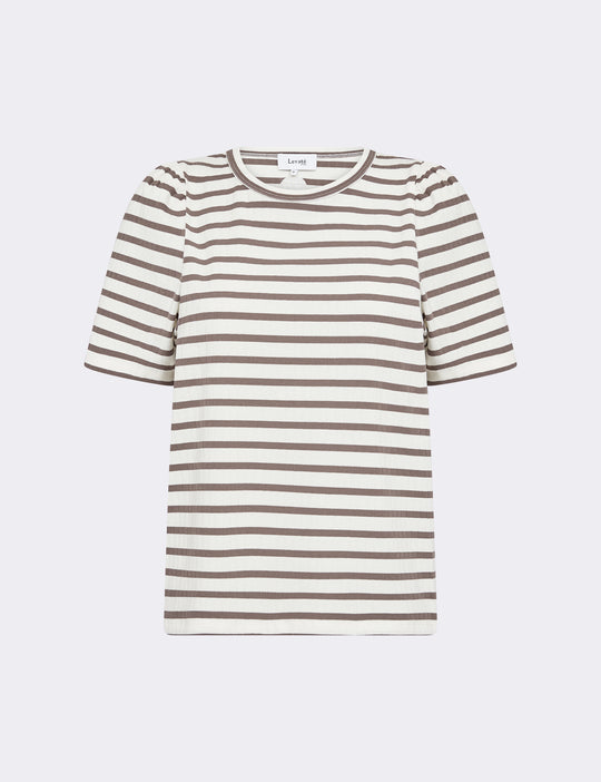 LR-NEDDIE 1 T-shirt Camel