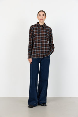 LR-ODANSA 2 Shirt Dark brown
