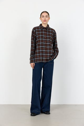 LR-ODANSA 2 Shirt Dark brown