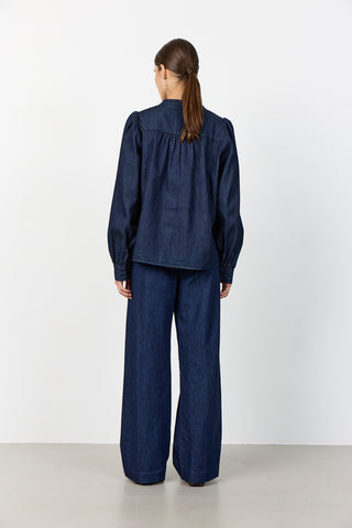 LR-PIETTA 2 Shirt Dark blue