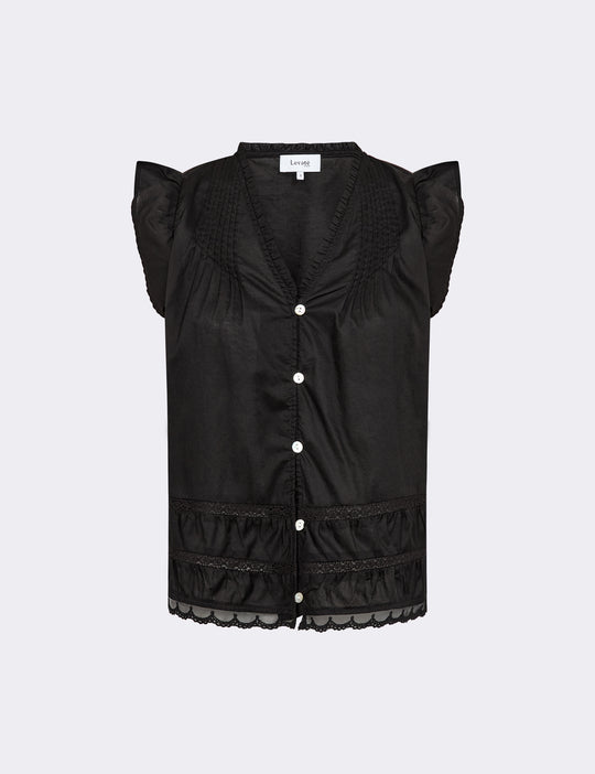 LR-ROSY 2 Blouse Black