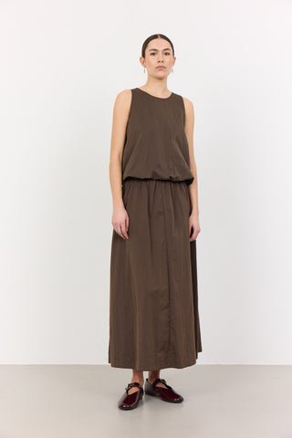 LR-LEA 2 Skirt Dark brown