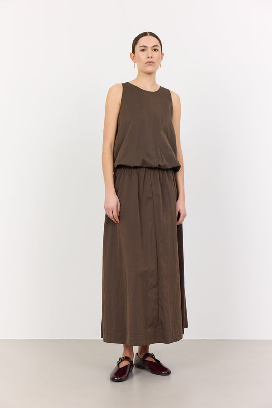 LR-LEA 2 Skirt Dark brown