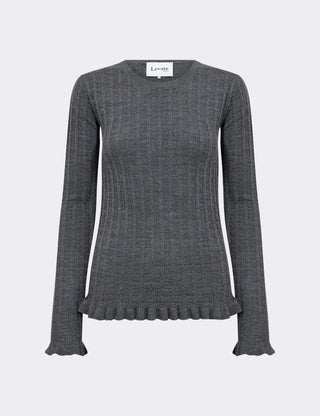 LR-ISMAILA 13 Pullover Dark grey