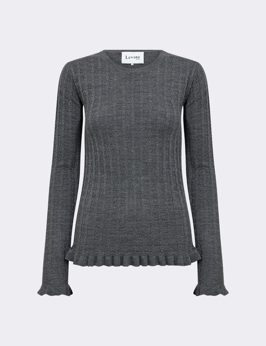 LR-ISMAILA 13 Pullover Dark grey