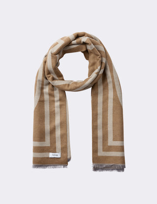 LR-HARTLEY 1 Scarf Light brown