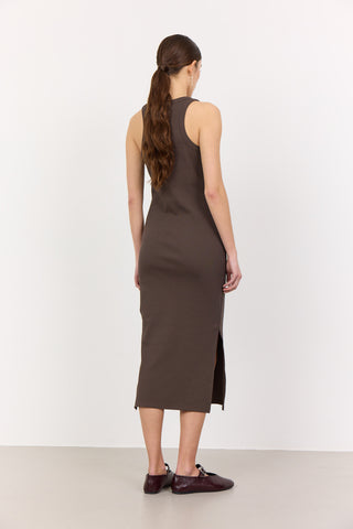 LR-NUMBIA 4 Dress Dark brown