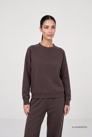 LR-NUKA 11 Sweatshirt Dark brown