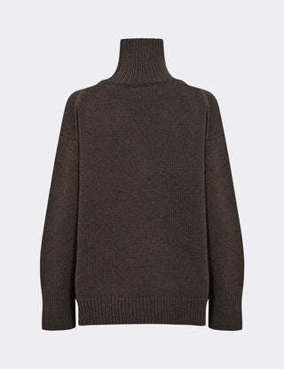 LR-PERLE 3 Pullover Dark brown