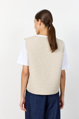 LR-PIPPA 2 Waistcoat Light sand