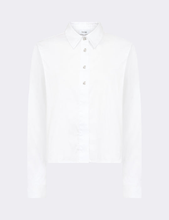 LR-ISLA SOLID 136 Shirt White