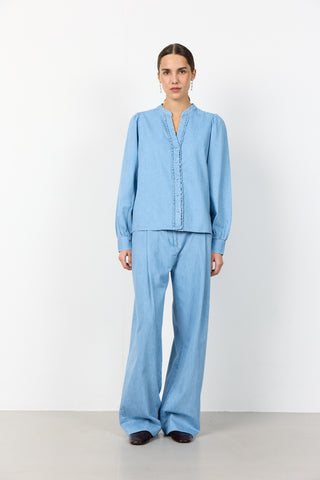 LR-PIETTA 5 Pants Blue