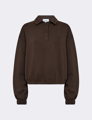 LR-EZRA 9 Sweatshirt Dark brown