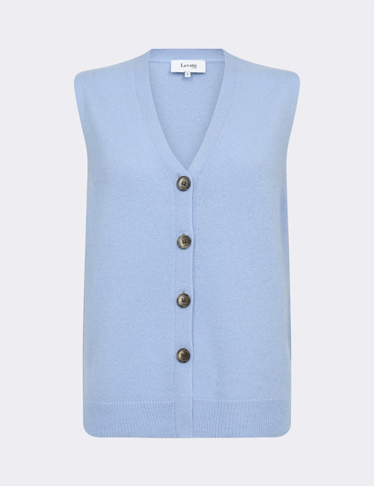 LR-ELOISE 10 Waistcoat Light blue