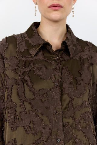 LR-NIKO 2 Shirt Dark brown