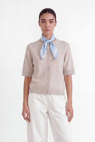 LR-ROSSI 1 Scarf Light blue