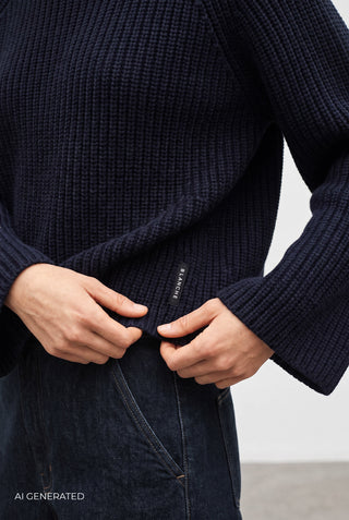 BL-ALVINA ART 2 Knit Navy