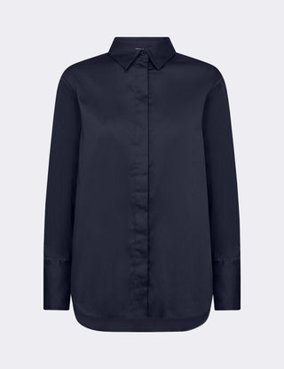 LR-ISLA SOLID 7 Shirt Dark blue